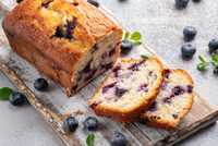 Fresh blueberry cream cheese loaf 